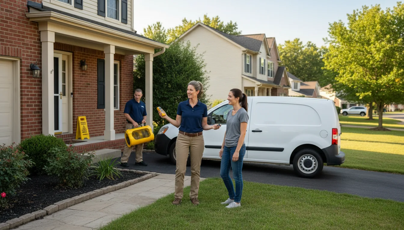 Water restoration image for Dehumidification And Cleanup Services in Clontarf, MN